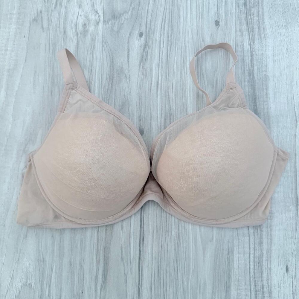 Natori Nude Mesh Underwire Bra 34DDD